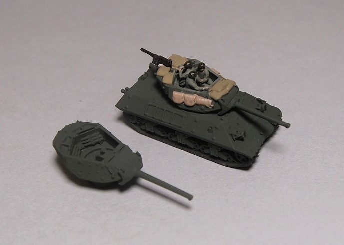 M10 tank destroyer /w gunner green